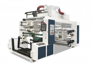 STACK TYPE FLEXO Dréckerei Maschinn FIR NON-WOVEN