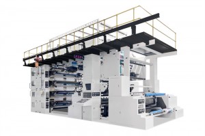 SERVO STACK FLEXO PRINTING MACHINE